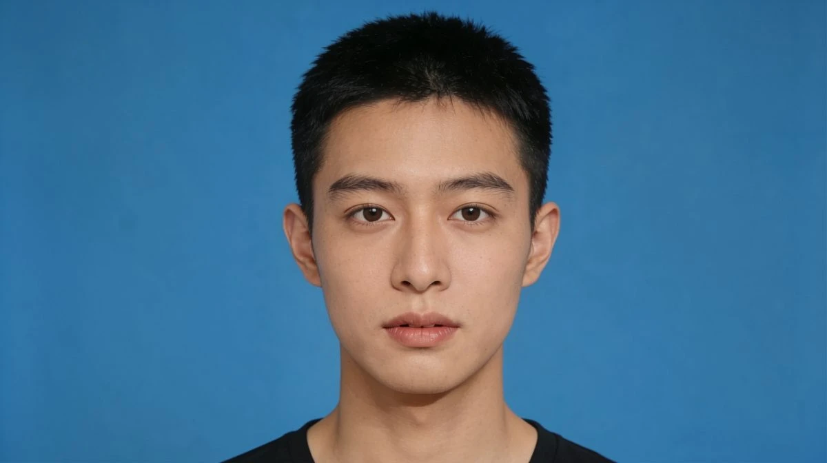 证件照换底色效果展示