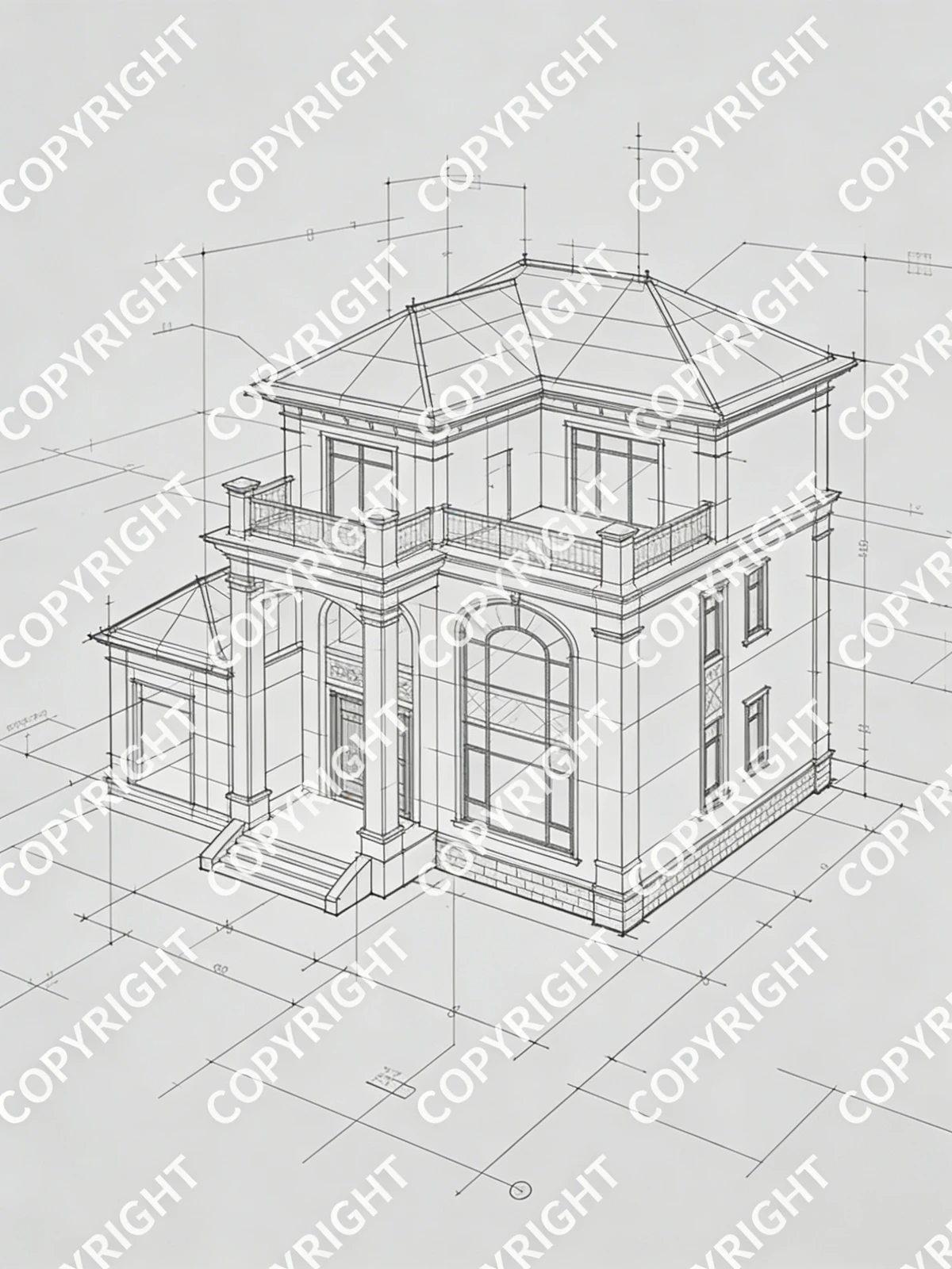 照片满屏水印清除效果展示